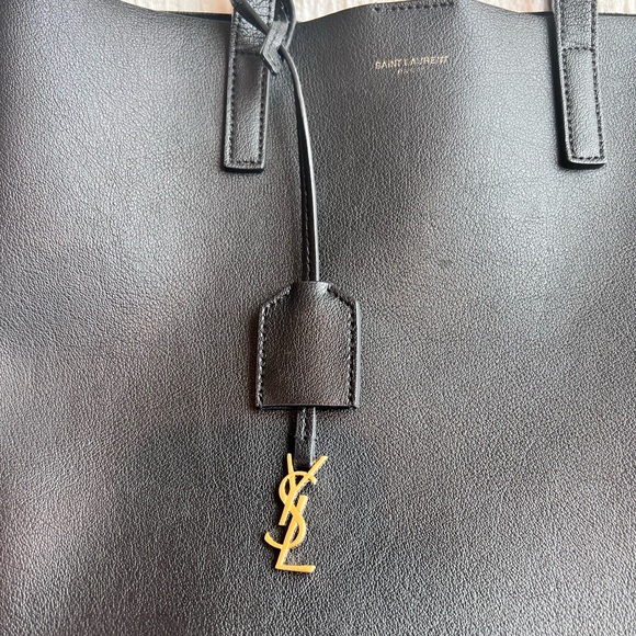 Yves Saint Laurent YSL Mini Shopper Tote Black - Picture 6 of 11